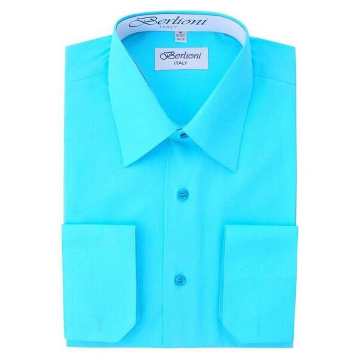 AQUA BLUE DRESSING SHIRT – GENTLEMEN'S WEAR