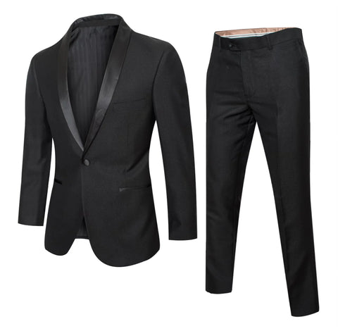 Elegant Black Shawl Tuxedo