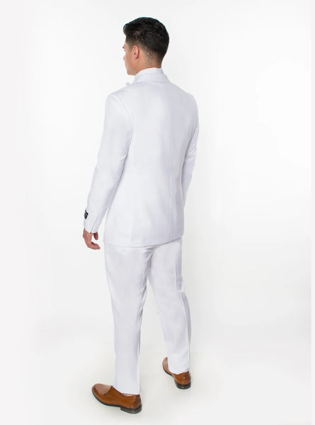 White 3pc Suit