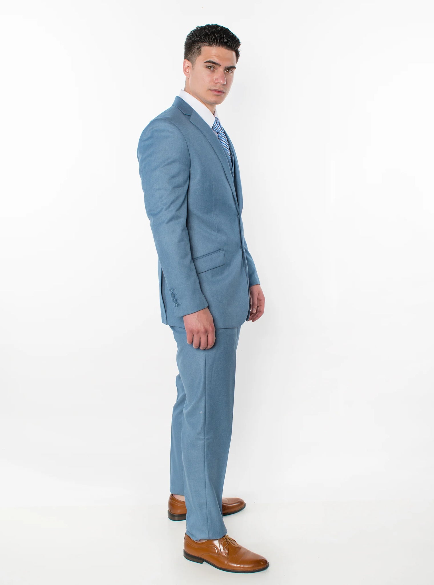 Dusty Blue 3pc Suit