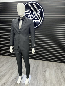 Charcoal Gray 3pc Suit