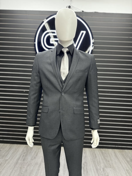 Charcoal Gray 3pc Suit