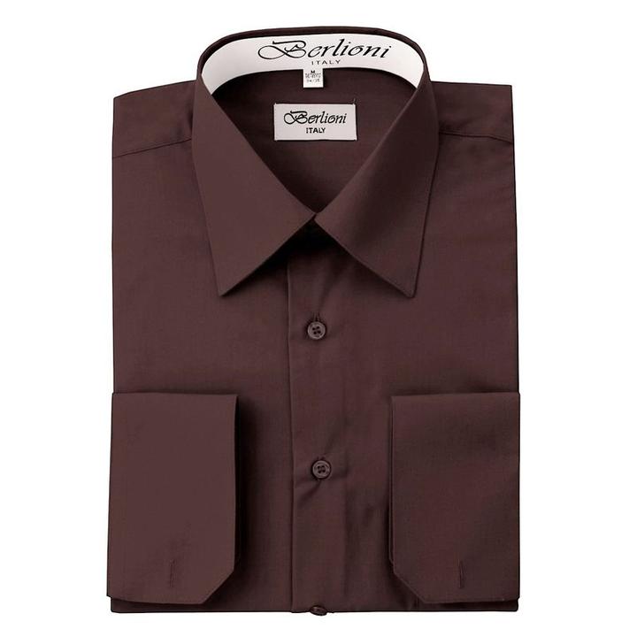 BROWN DRESSING SHIRT