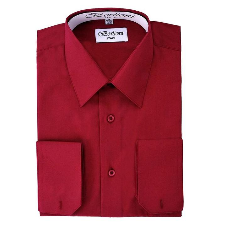 BURGUNDY DRESSING SHIRT