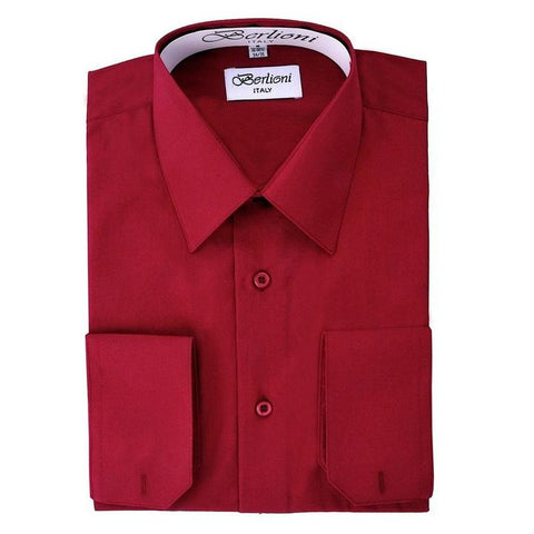 BURGUNDY DRESSING SHIRT