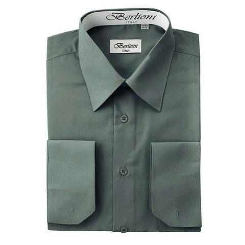 CHARCOAL GRAY DRESSING SHIRT
