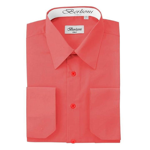 CORAL GRAY DRESSING SHIRT