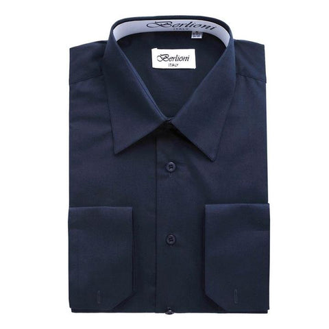 NAVY BLUE DRESSING SHIRT
