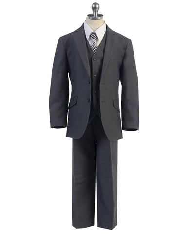 CHARCOAL GRAY KIDS SUIT