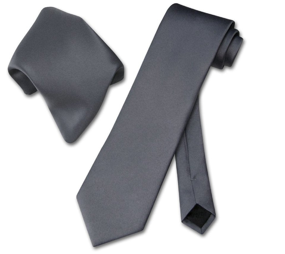 CHARCOAL GRAY TIE