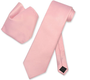 DUSTY ROSE TIE WITH HANKERCHIEF